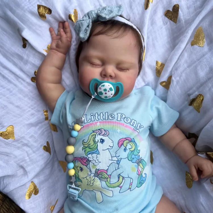  [New] 20" Lifelike Poseable Newborn Dolls Kids Play Gift Reborn Baby Doll Girl Hilara - Reborndollsshop®-Reborndollsshop®