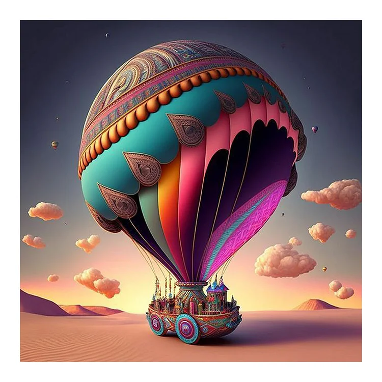 Hot Air Balloon - Full Round 30*30CM