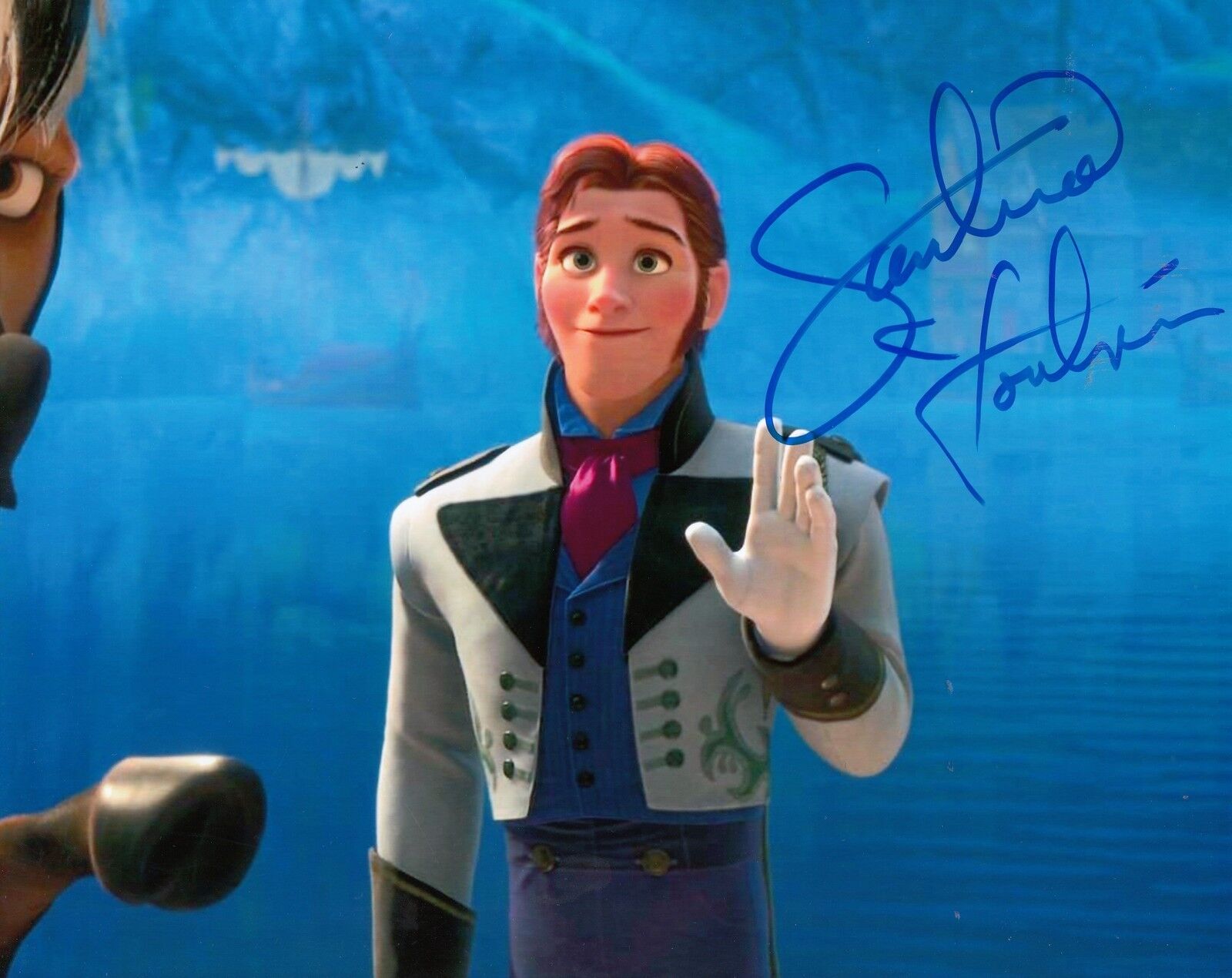 SANTINO FONTANA signed (FROZEN) autographed MOVIE 8X10 Photo Poster painting *HANS* W/COA #3