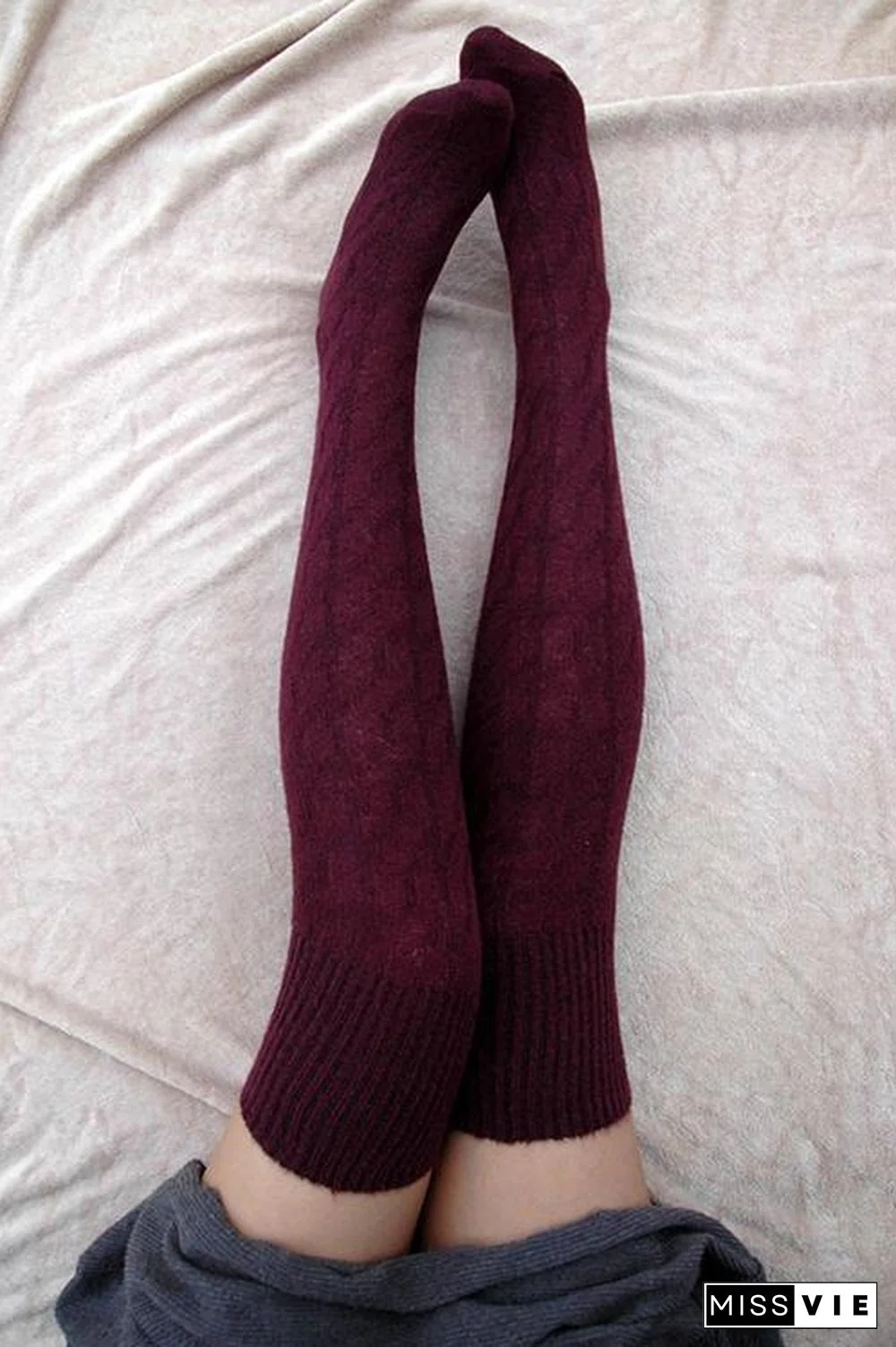 Wool Over The Knee Socks