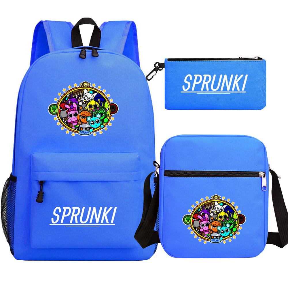 Mayoulove Sprunki Backpack Lightweight Durable Design for School and Outdoor Activities-Mayoulove