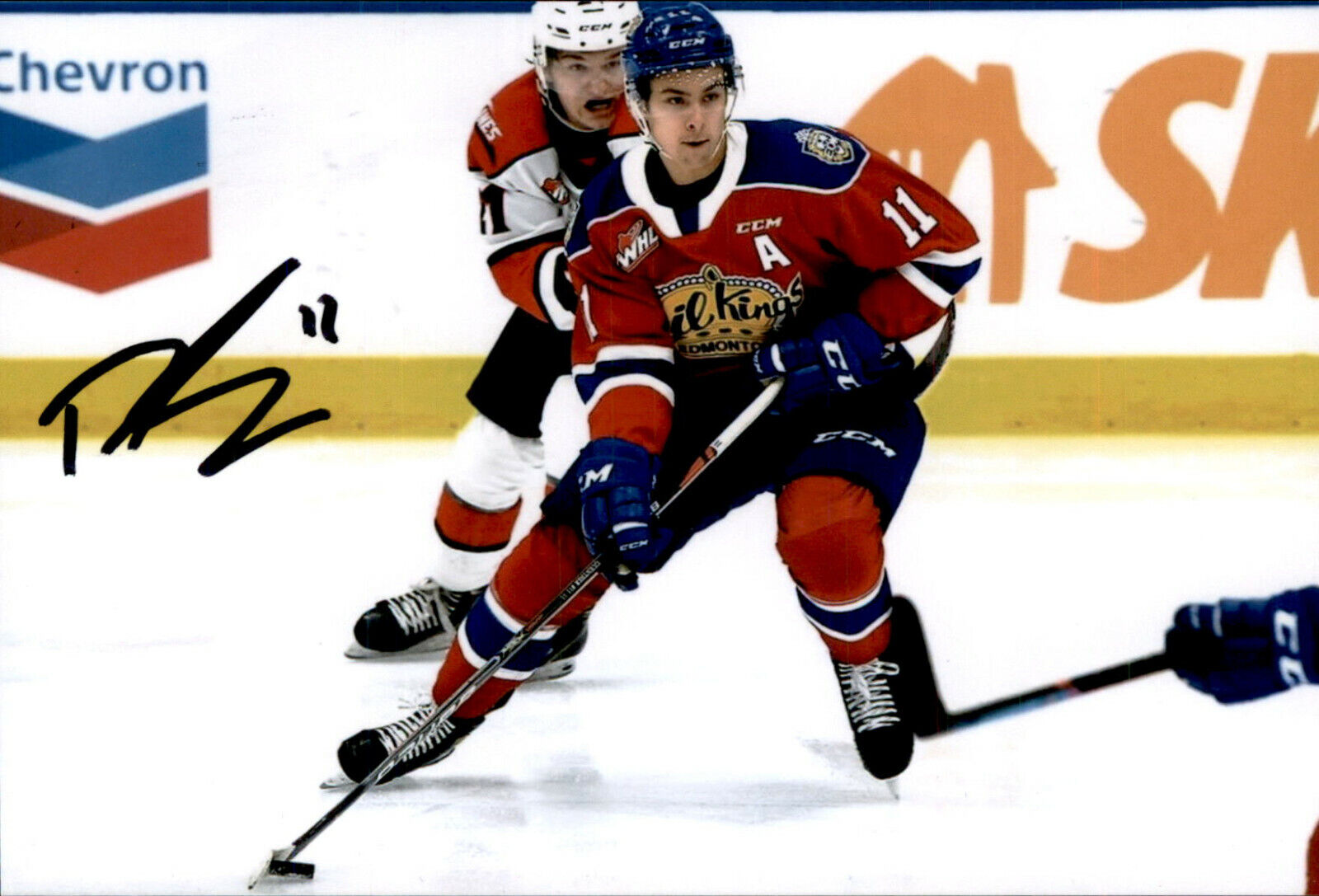 Dylan Guenther SIGNED autographed 4x6 Photo Poster painting EDMONTON OIL KINGS / ARIZONA COYOTES