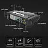 Tire Pressure Monitoring System with 4 Sensors USB/Solar TPMS for Car SUV Sedan