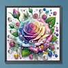 DIY Partial Special Shaped Drill Diamond Painting-Flower