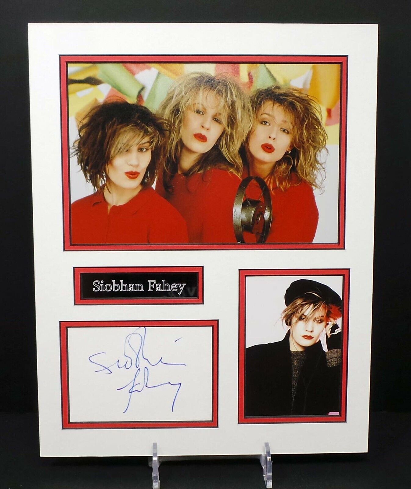 Siobhan FAHEY Bananarama Singer Signed & Mounted Photo Poster painting Display AFTAL RD COA