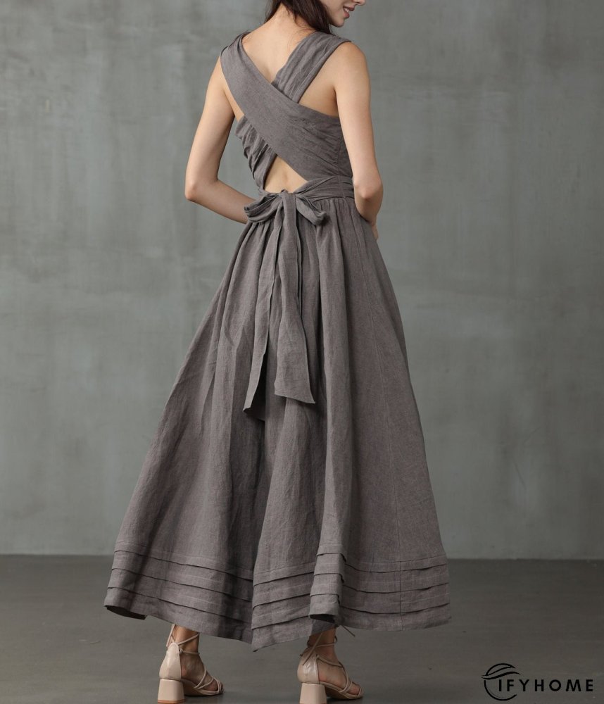 Cross Back Cocktail Dress | IFYHOME