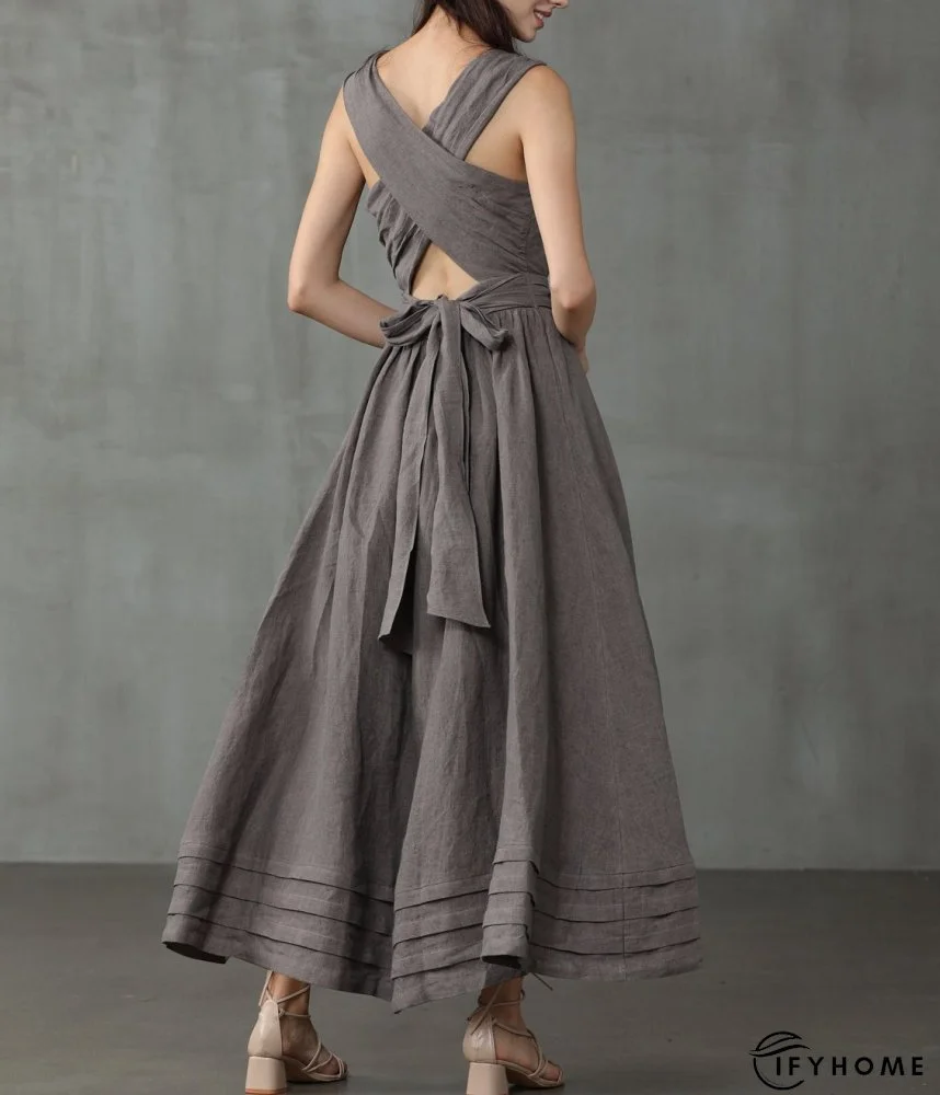 Cross Back Cocktail Dress | IFYHOME