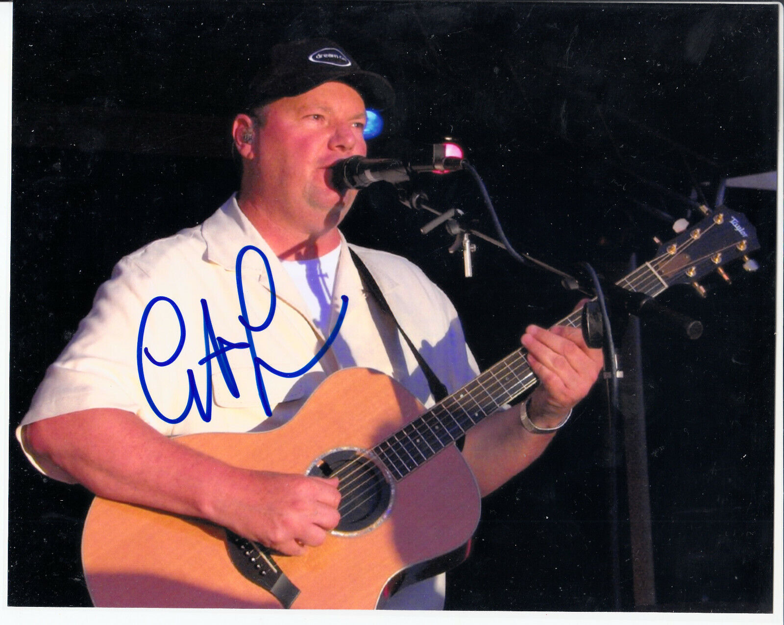 Christoper Cross (sang Arthur's Theme from movie) Signed Autograph 8x10