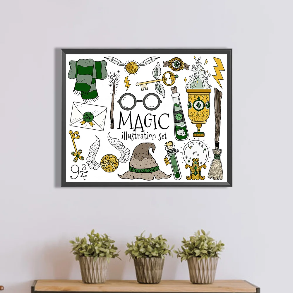 Diamond Painting - Full Round Drill - Harry Potter Gadget(Canvas|50*40cm)