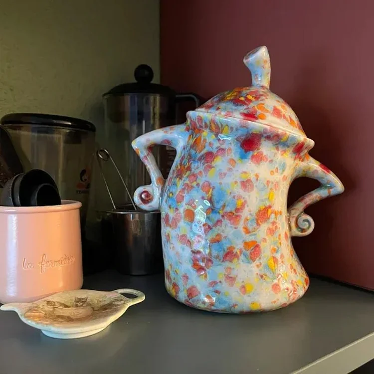 Handmade Canister With Attitude slivor