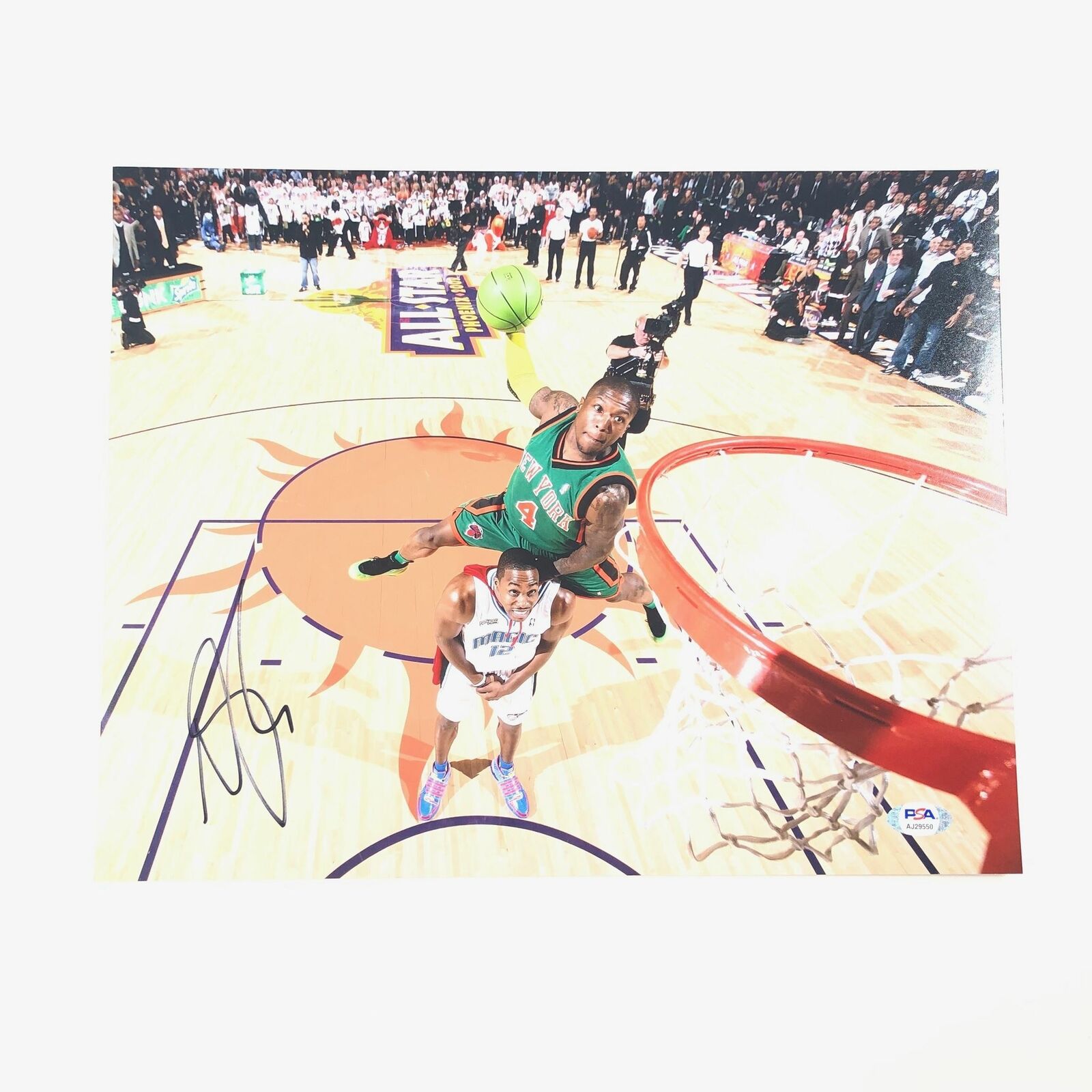 NATE ROBINSON Signed 11x14 Photo Poster painting PSA/DNA New York Knicks Autographed