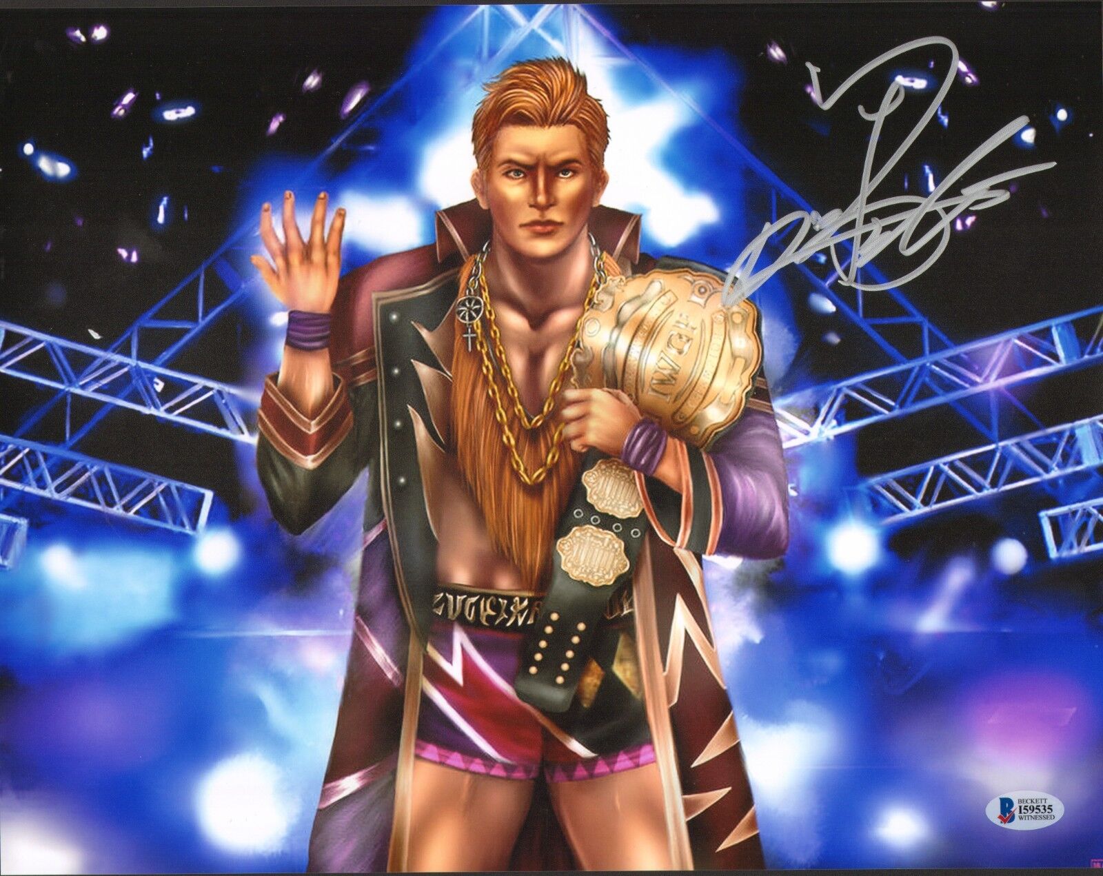 Kazuchika Okada Signed 11x14 Photo Poster painting BAS COA New Japan Pro Wrestling NJPW Auto'd 3