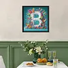 Butterfly Flower B 5D Partial Drill DIY Diamond Painting Kit 30*30cm