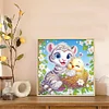 Leopard Tiger - speziell geformtes Diamond Painting - 30*30cm