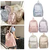 Nylon Backpack Large Capacity Student Daypack School Bag for High School Student
