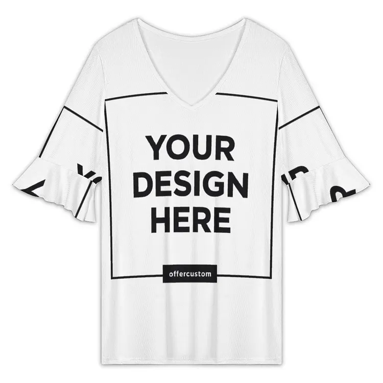 Personalized Design V-neck T-shirt