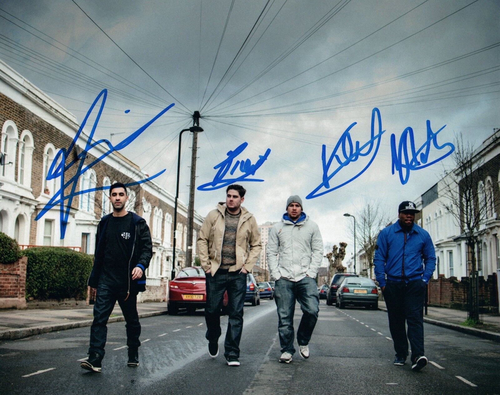 RUDIMENTAL Signed Autographed 8x10 Photo Poster painting Full Band COA VD