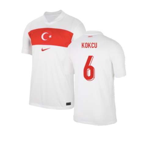 Maillot Turquie Orkun Kokcu 6 Domicile Euro 2024