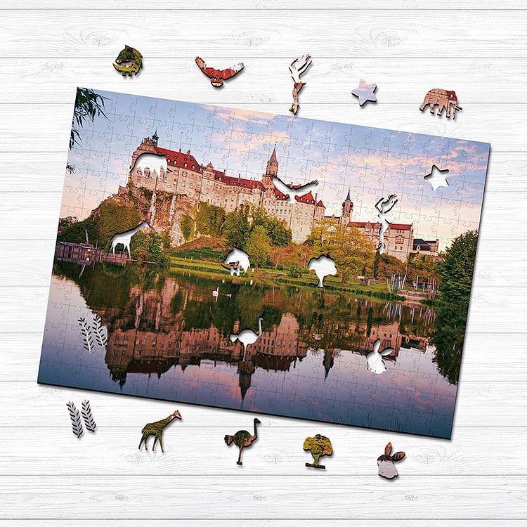 Sigmaringen Castle Wooden Jigsaw Puzzle