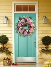 Spring Creamy Rose Grapevine Wreath-mysite-Adracos