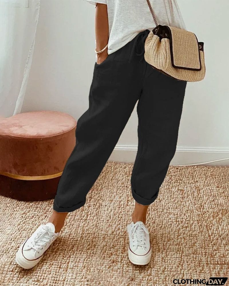 NOVA I Stylish Linen Trousers