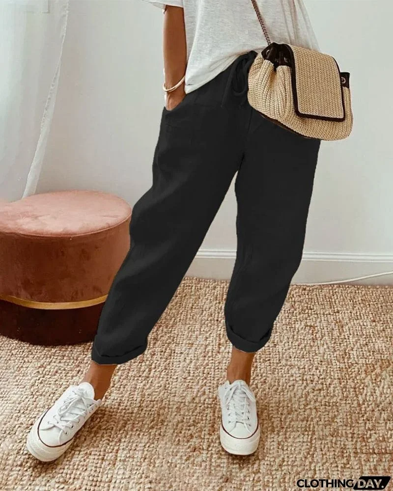 NOVA I Stylish Linen Trousers