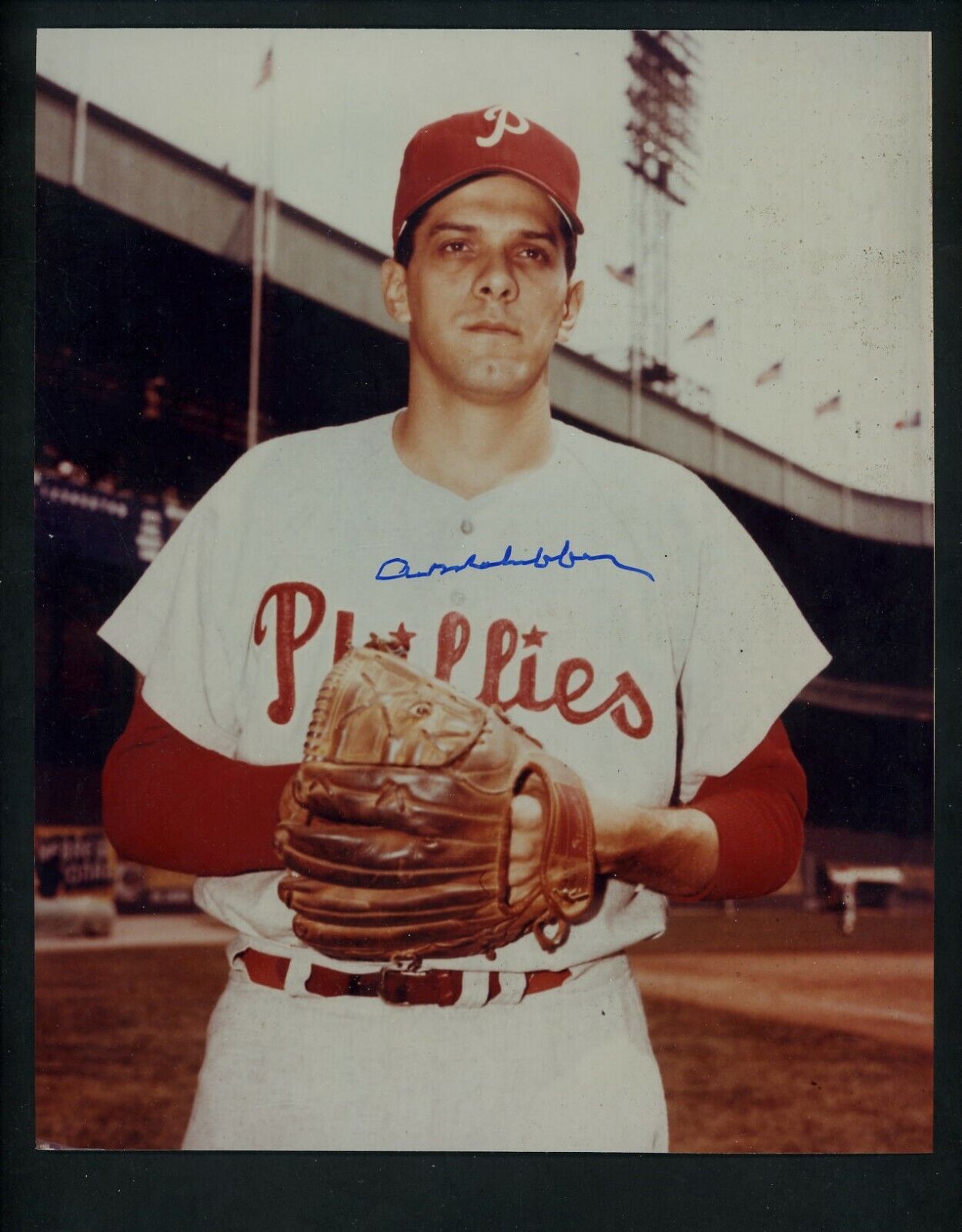 Art Mahaffey Signed Autographed 8 x 10 Photo Poster painting Philadelphia Phillies  SHIPPING