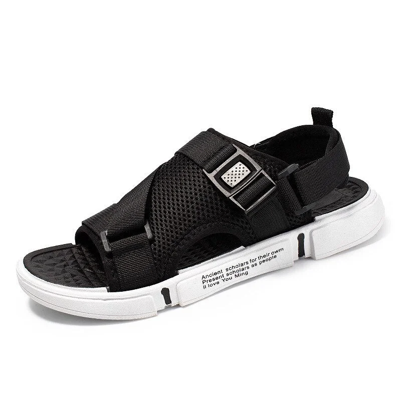 WHNB Outdoor Breathable Comfort Slip on Plus Size Open Shoes Casual Men Sandals Summer Shoes Sandal Mens PVC Shoes
