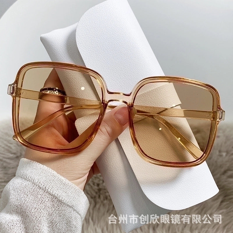 Retro Geometric Pc Square Full Frame Women’s Sunglasses