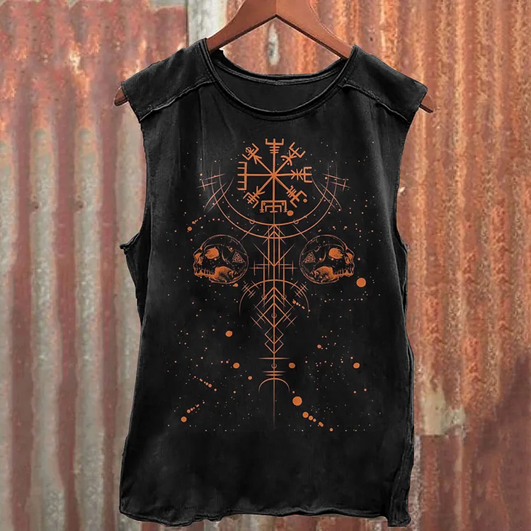 Comstylish Vintage Viking Art Tank Top