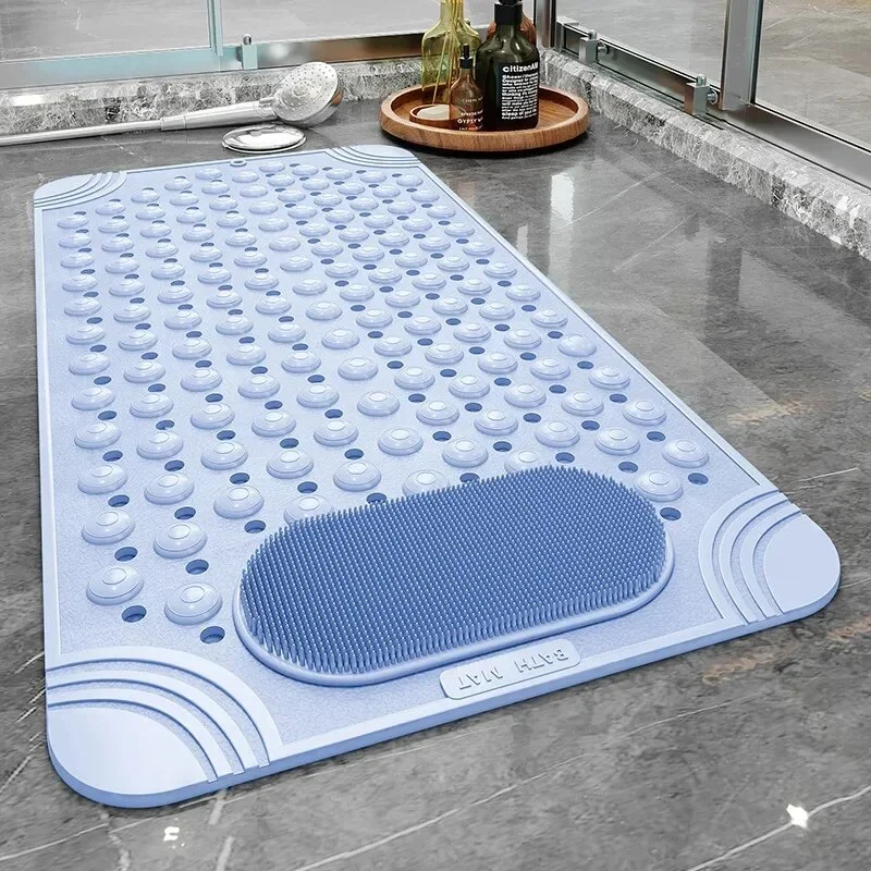 Sdrawing Bath Mat Foot Massager with Non-Slip Suction Cups Bathroom Mats Silicone Suction Cup 발매트 for Bathroom Tapis Salle De Bain