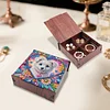 Diamond Painting Wooden Puppy 4 Slots Diamond Painting Storage Box for Adult Beginner
