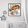 Diamond Painting-DIY Crystal Rhinestone Flowers and Fox