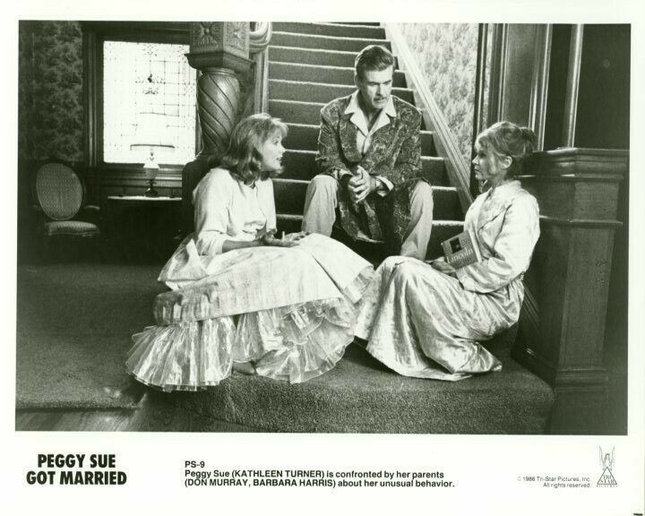 Kathleen Turner Don Murray Peggy Sue Got Married Original Press 8X10 Photo Poster painting