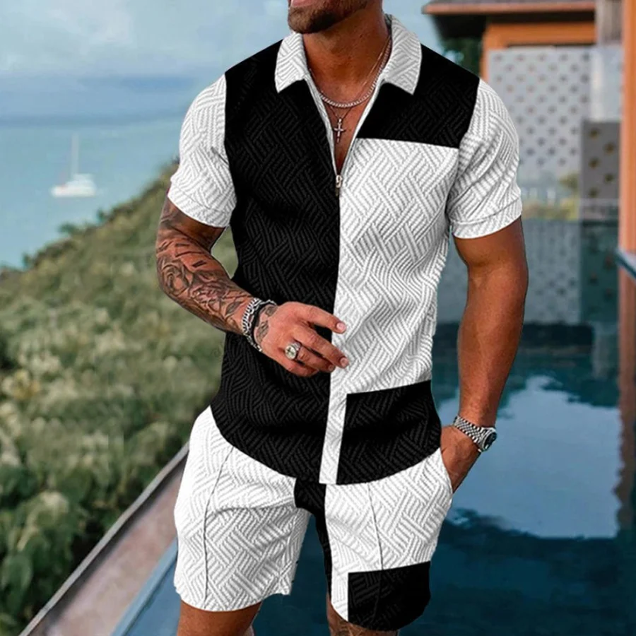Men's Casual Polo Suit