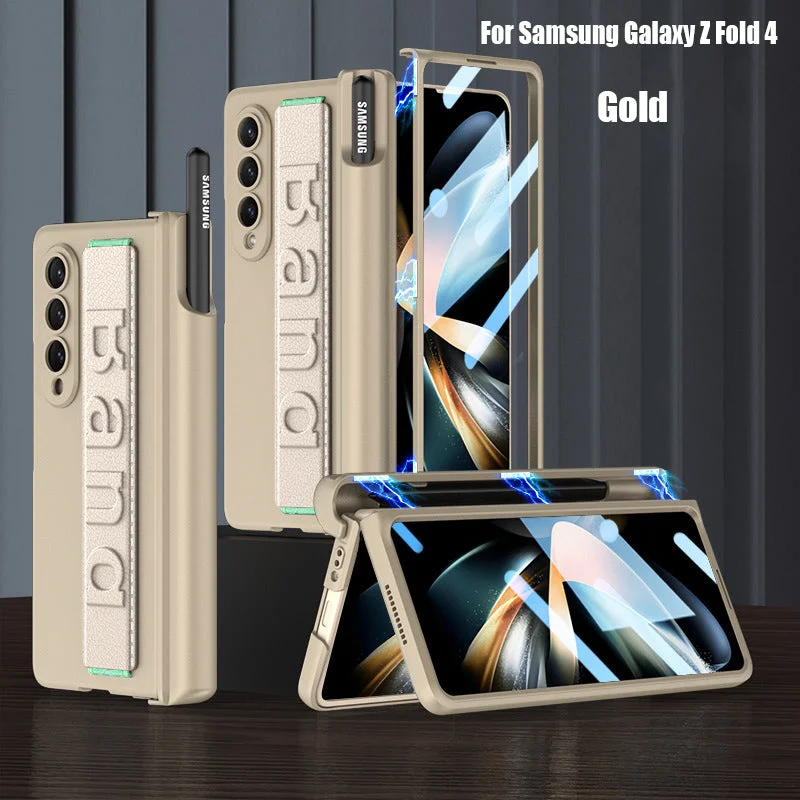 🔥Kostenloser Versand🔥Geeignet für Samsung Zfold4 Magnetic Wristband Holder Foldable Phone Case
