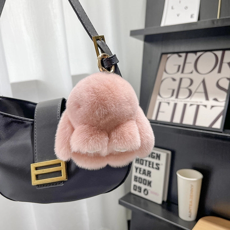 Cute Rabbit Plush Keychain
