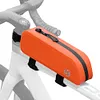 Bike Top Tube Bag Reflective Bike Front Frame Bag Cycling Pouch for Night Riding