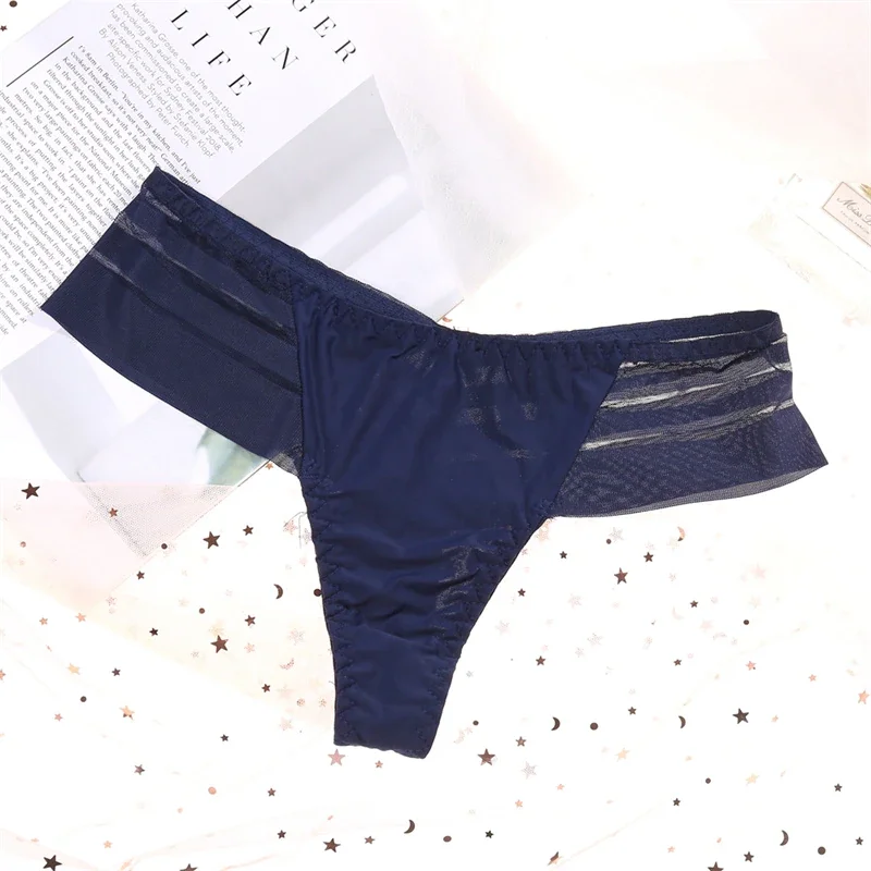 Billionm Women Panties Sexy Lace Thong Women's Underwear Soft Perspective Breathable Underpants Female Seamless Intimates Lingerie