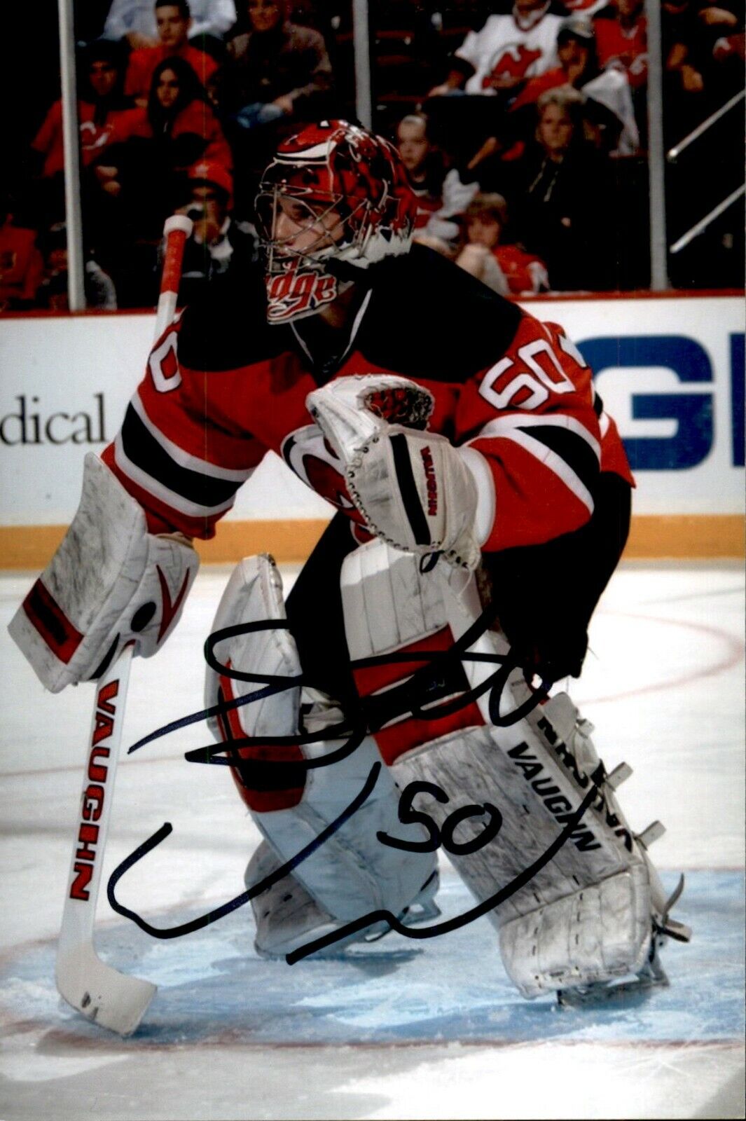 Scott Wedgewood SIGNED autographed 4x6 Photo Poster painting NEW JERSEY DEVILS #4