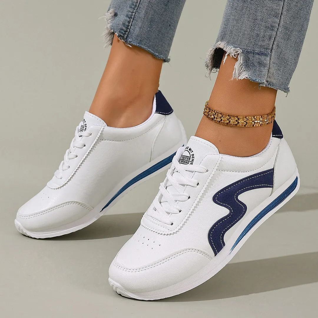 Breakj Breakj White Shoes Women Net Red New Sports Forrest Shoes Women's Shoes Breathable Flat Shoes Autumn 2025 Super Fire