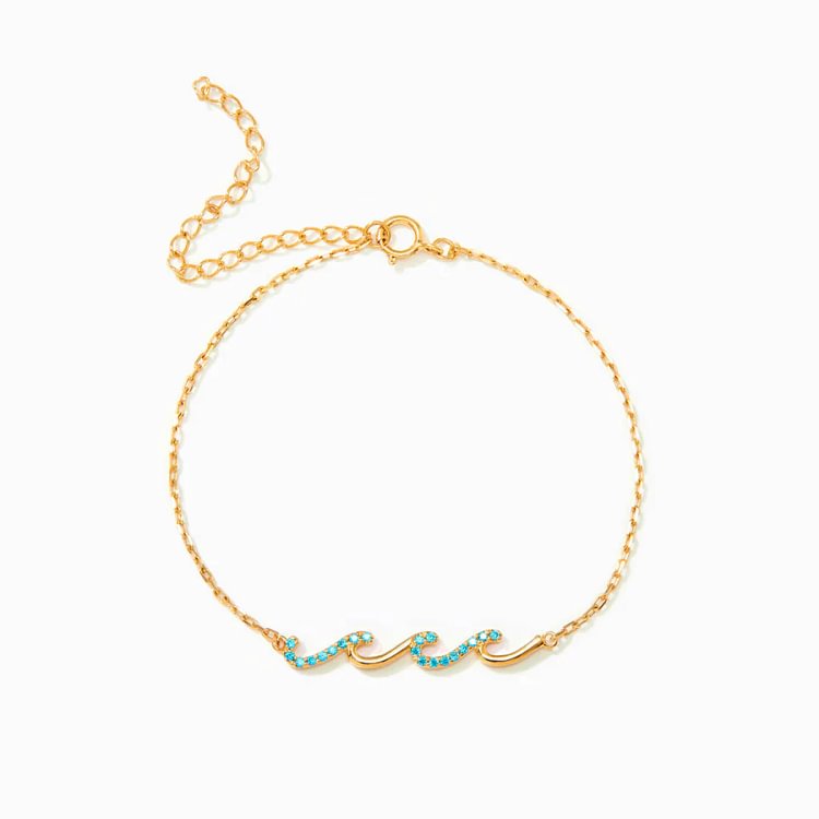 Best Friend Gifts-I'd Be So Lost Without You Triple Wave Friendship Matching Bracelet