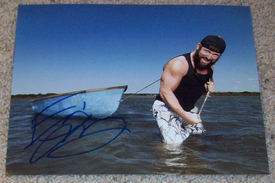 ERIC YOUNG SIGNED OFF THE HOOK EXTREME CATCHES 8x10 Photo Poster painting A TNA IMPACT WRESTLING