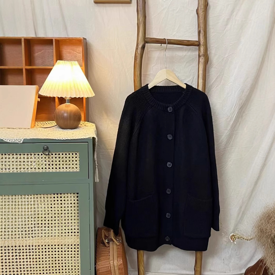 Chicfifth Sweater Women Winter Long Sleeve High Quality Autumn Vintage Top Knitted Cardigan