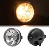 LED Indicator Light Round Modified Headlamp Waterproof for CB400/900 CB750