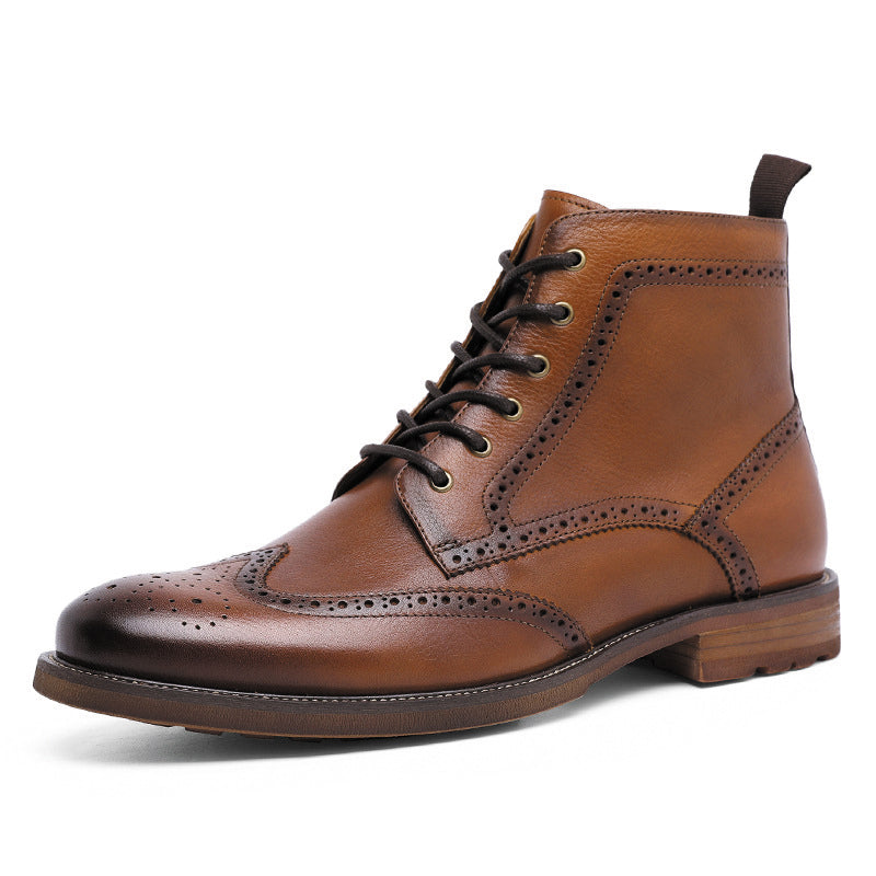 Braddock carved leather boots DANRRIO.COM DANRRIO
