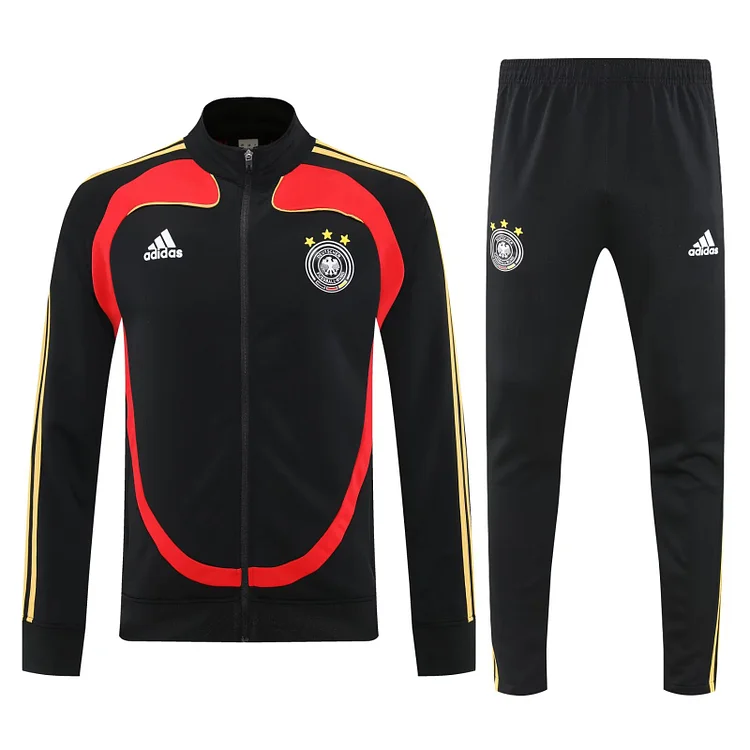 2025 Germany Black Jacket Training Wear Set