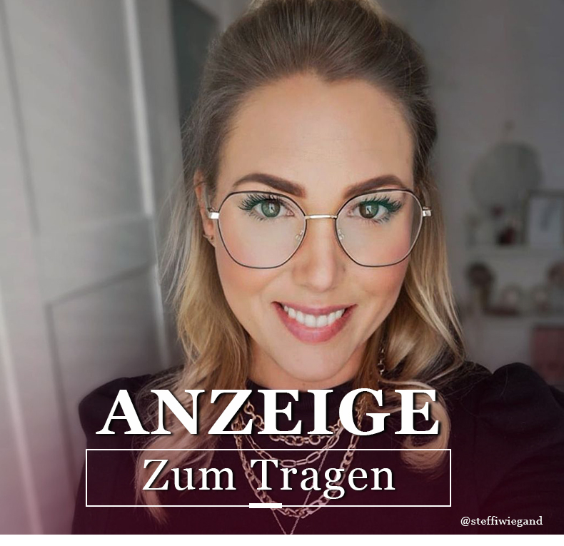 Lilly Rosa-Schwarz Geometrisch Brille