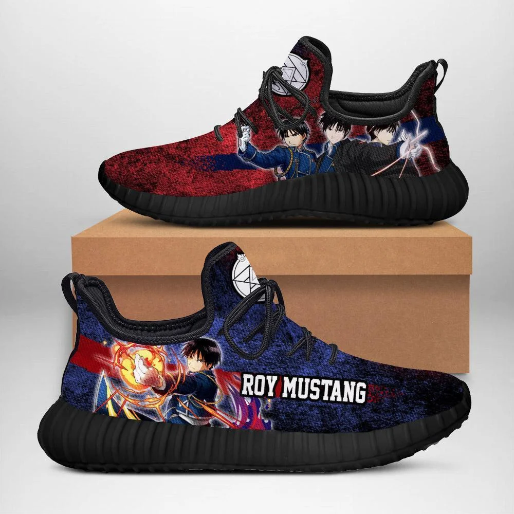 Kingofallstore - Kingofallstore - Fullmetal Alchemist Roy Reze Shoes Character Anime Sneakers