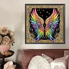 Ailes color&eacute;es-peinture diamant en forme sp&eacute;ciale-30 * 30cm